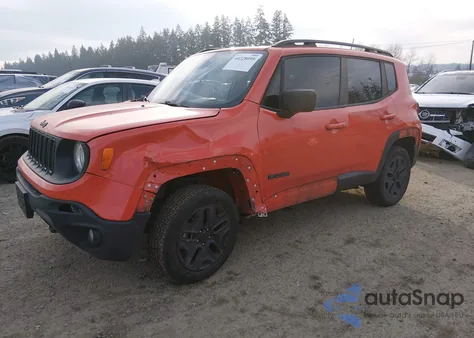 2018 Jeep Renegade Upland Edition 4X4 z USA, uszkodzony, nr VIN ZACCJBABXJPH53701